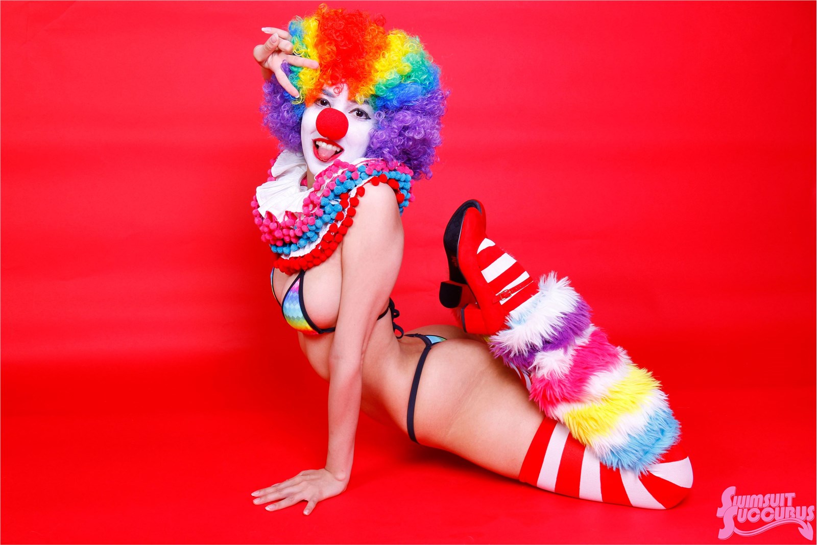 SwimsuitSuccubus PRE-PATREON 09 - Clown Girl 2017(3)